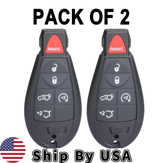 Jeep 6 Button Fobik 2008-2013 For IYZ-C01C / M3N5Y783X | Aftermarket